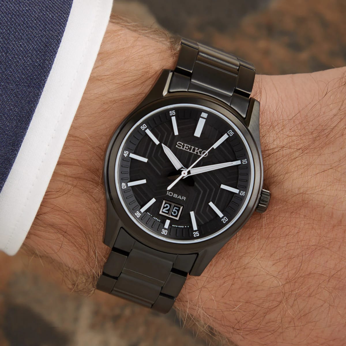 Reloj SEIKO SUR515P1 Cuarzo Acero Hombre Negro3