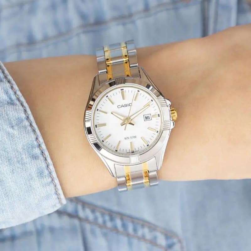 Reloj CASIO Regular LTP-1308SG-7A Acero Mujer Plateado/Dorado2