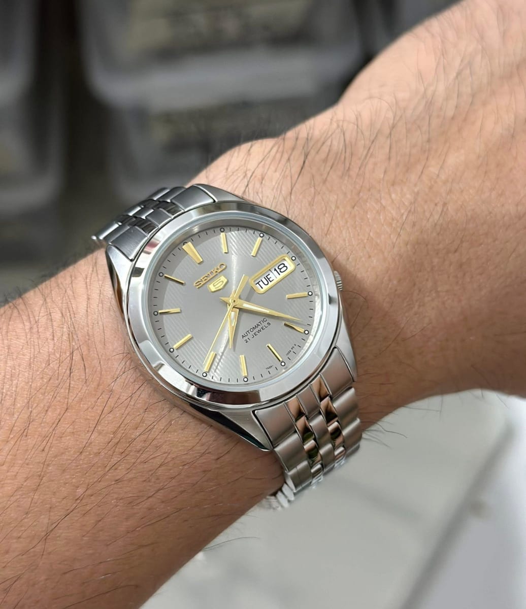 Reloj SEIKO 5 SNKL19K1 Automático Acero Hombre Plateado5