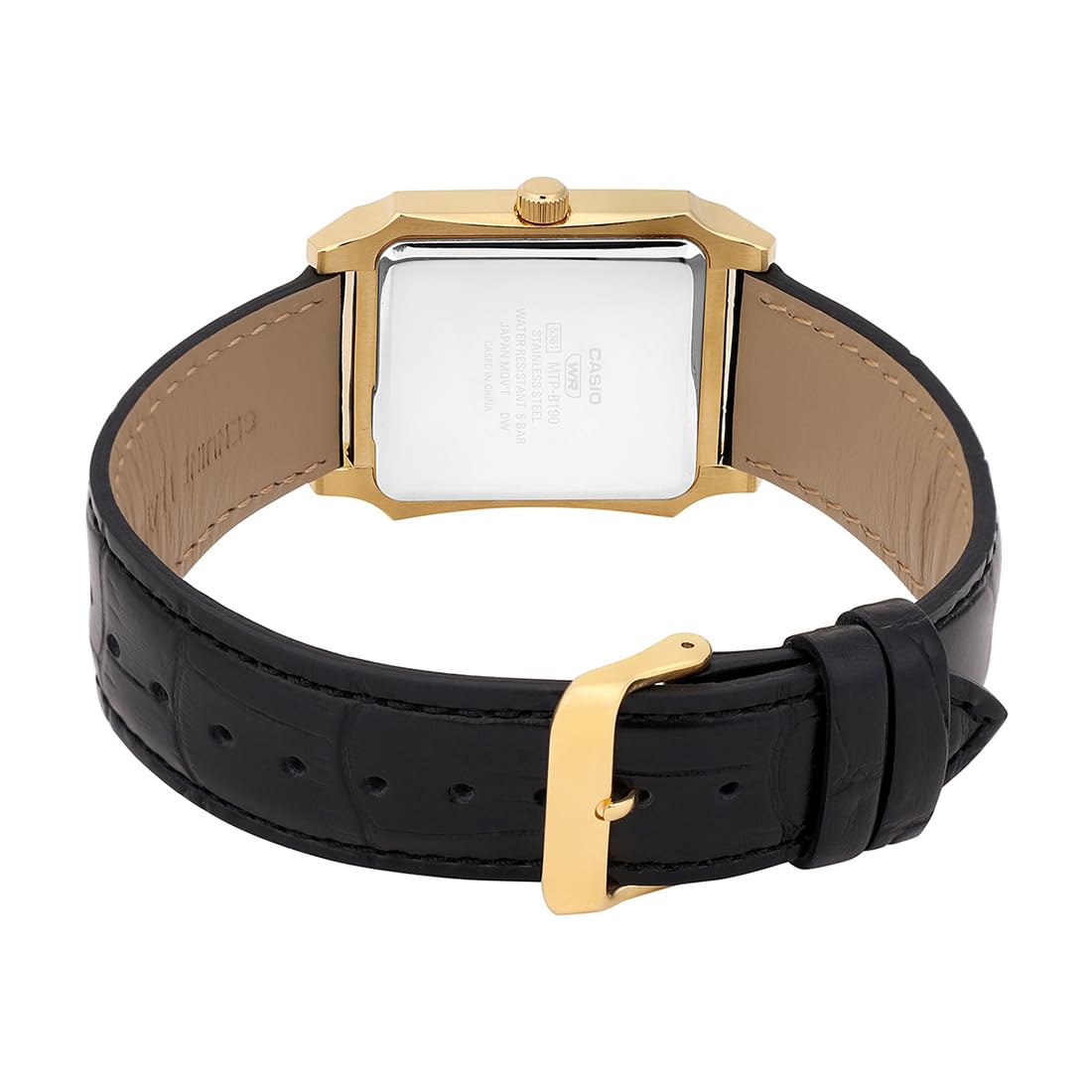 Reloj CASIO Regular MTP-B190GL-7B Acero/Cuero Hombre Plateado/Negro2