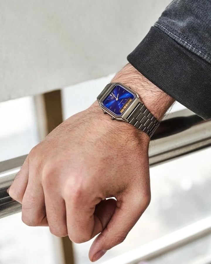 Reloj CASIO Retro AQ-230GG-2A Resina/Cromado Juvenil Plateado2