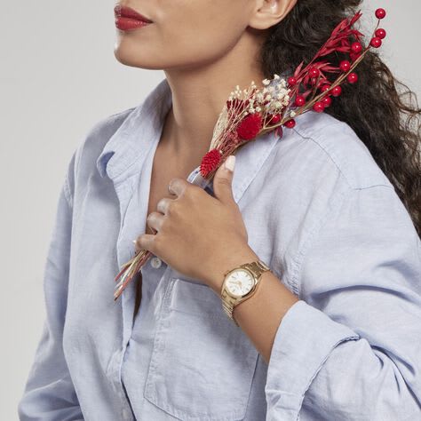 Reloj SEIKO SUR632P1 Cuarzo Acero Mujer Dorado11