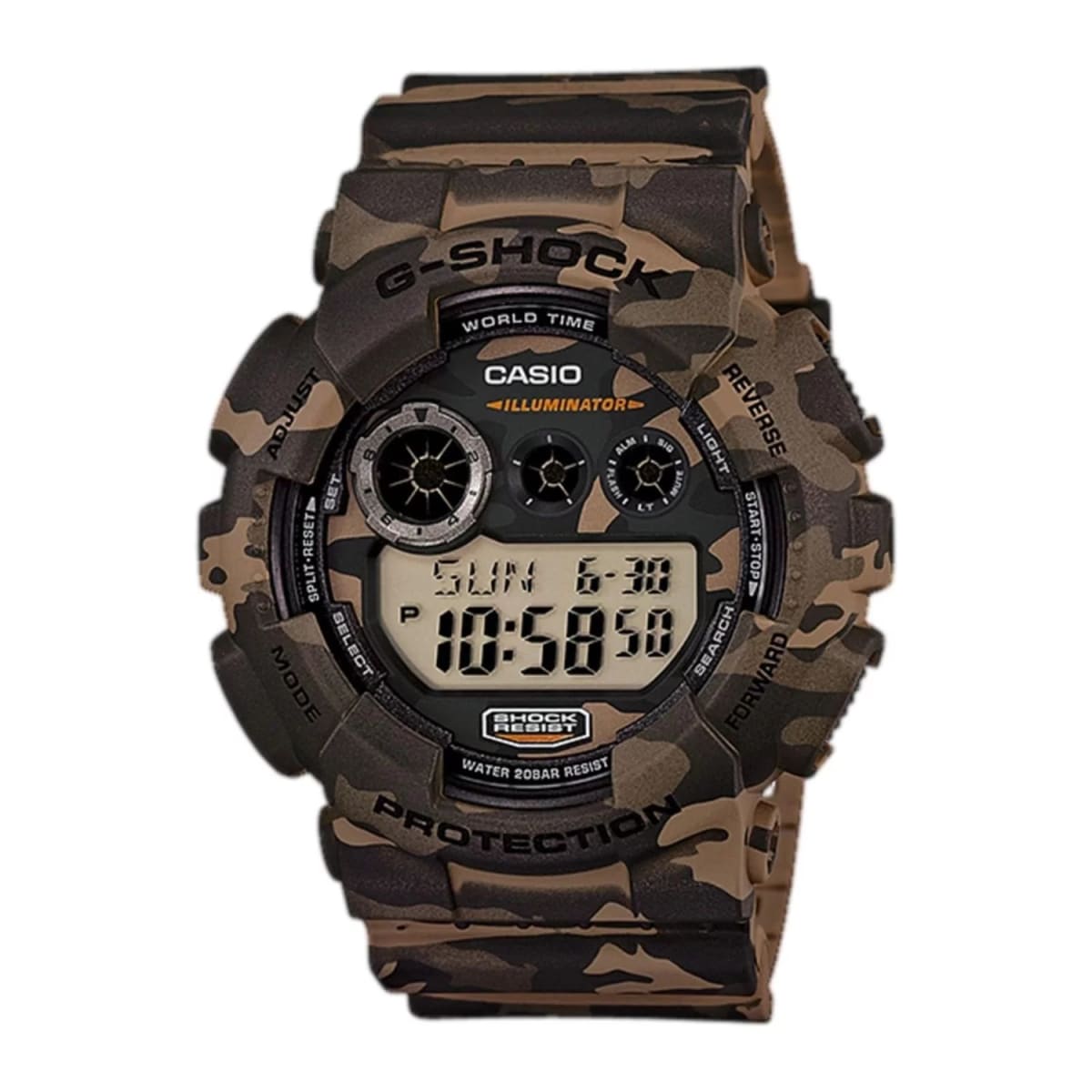 Reloj G-SHOCK GD-120CM-5D Resina Hombre Marron/Camuflado1