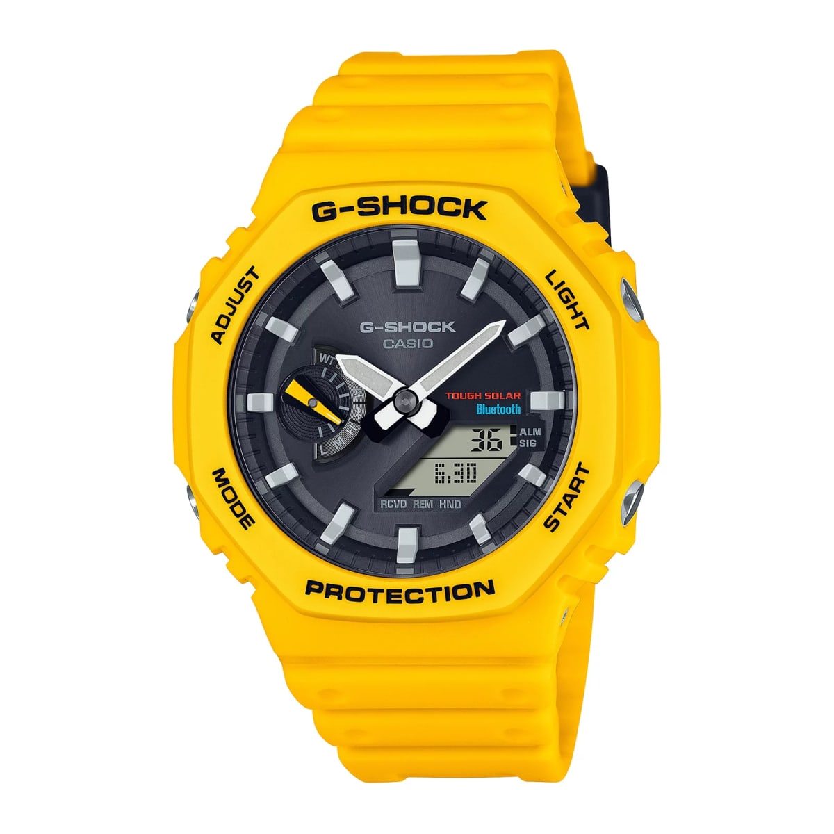Reloj G-SHOCK GA-B2100C-9A Carbono/Resina Hombre Amarillo1