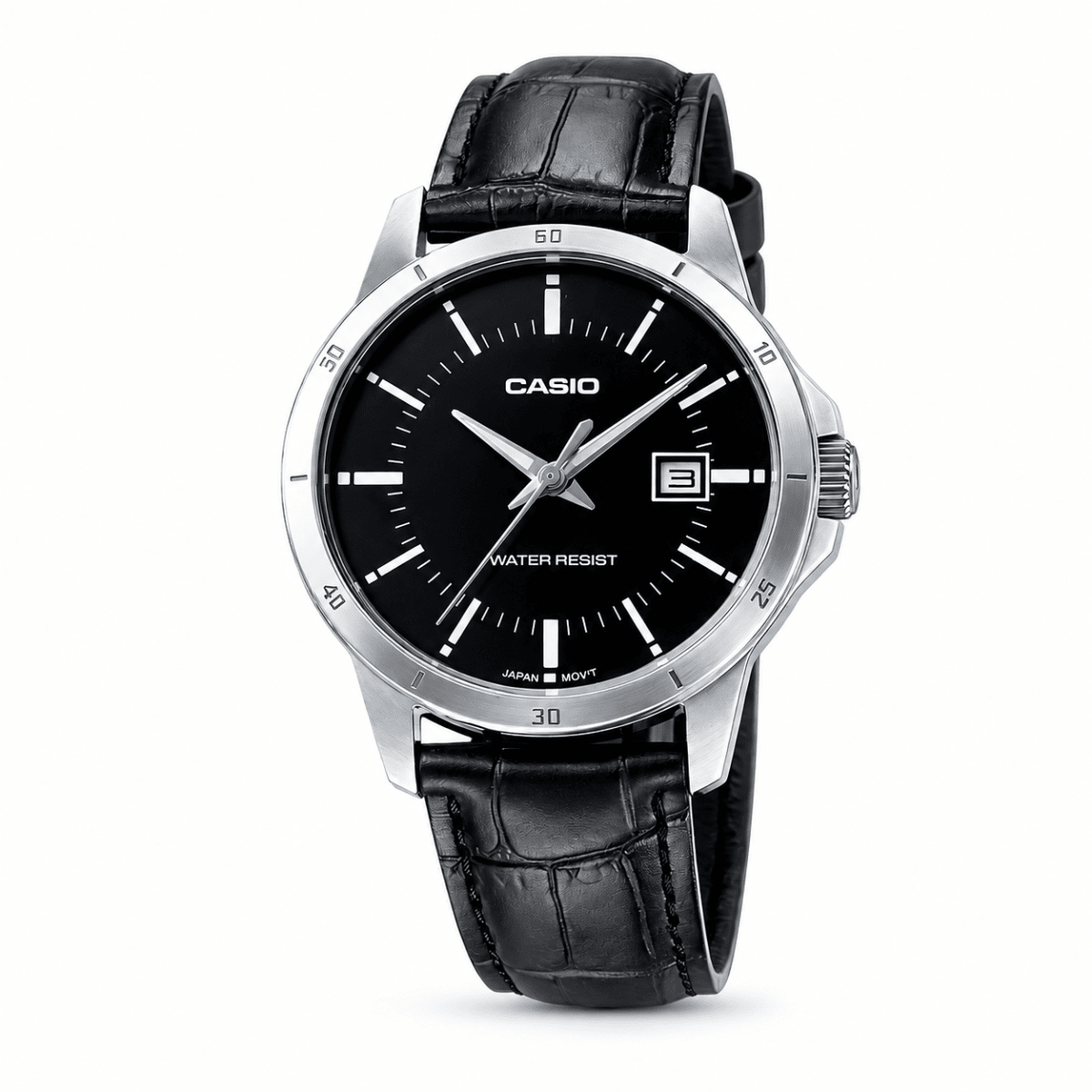 Reloj CASIO Regular LTP-V004L-1A Acero/Cuero Mujer Plateado/Negro1