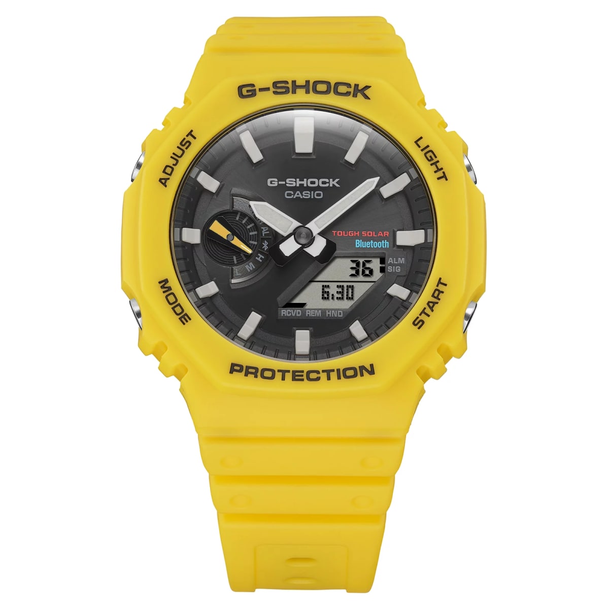 Reloj G-SHOCK GA-B2100C-9A Carbono/Resina Hombre Amarillo2