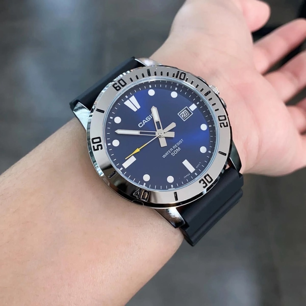 Reloj CASIO Regular MTP-VD01-2E Acero/Resina Hombre Plateado/Negro4