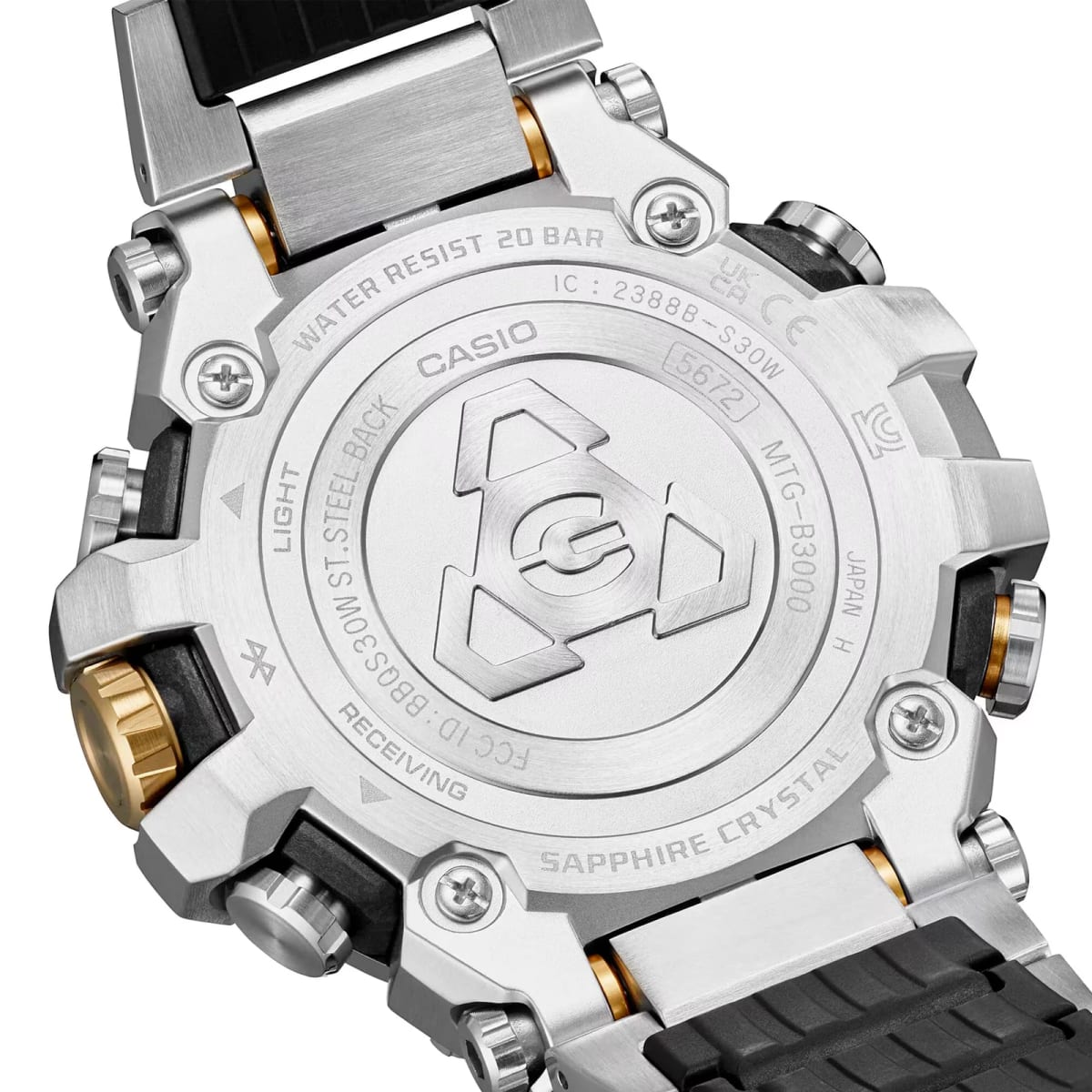 Reloj G-SHOCK MTG-B3000D-1A9 Resina/Acero Hombre Plateado6
