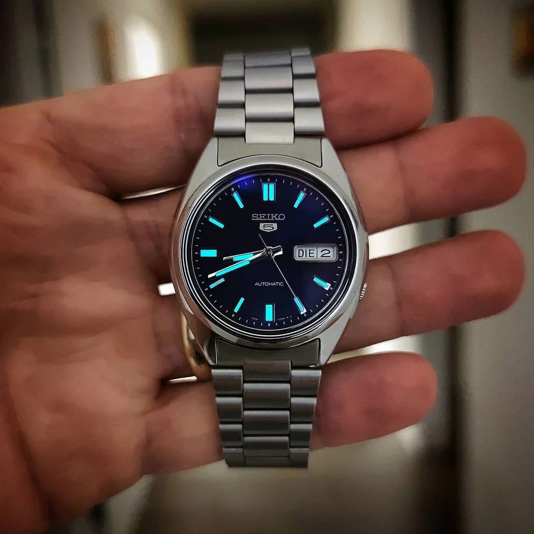 Reloj SEIKO 5 SNXS77K1 Automático Acero Hombre Plateado2