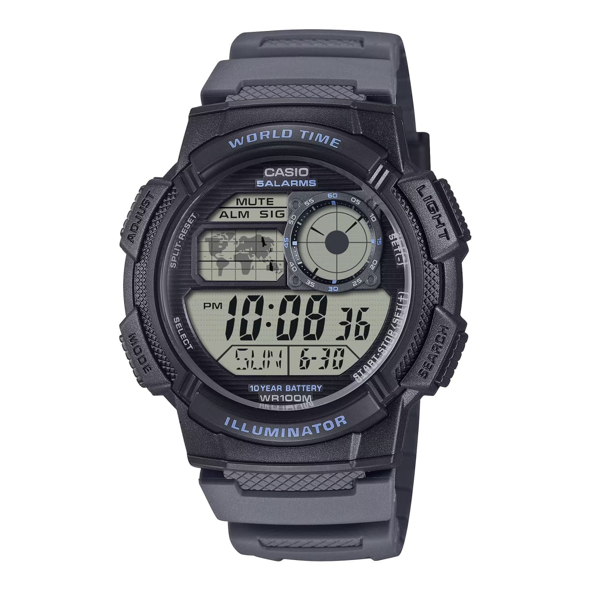 Reloj CASIO Regular AE-1000W-8A Resina Juvenil Gris1