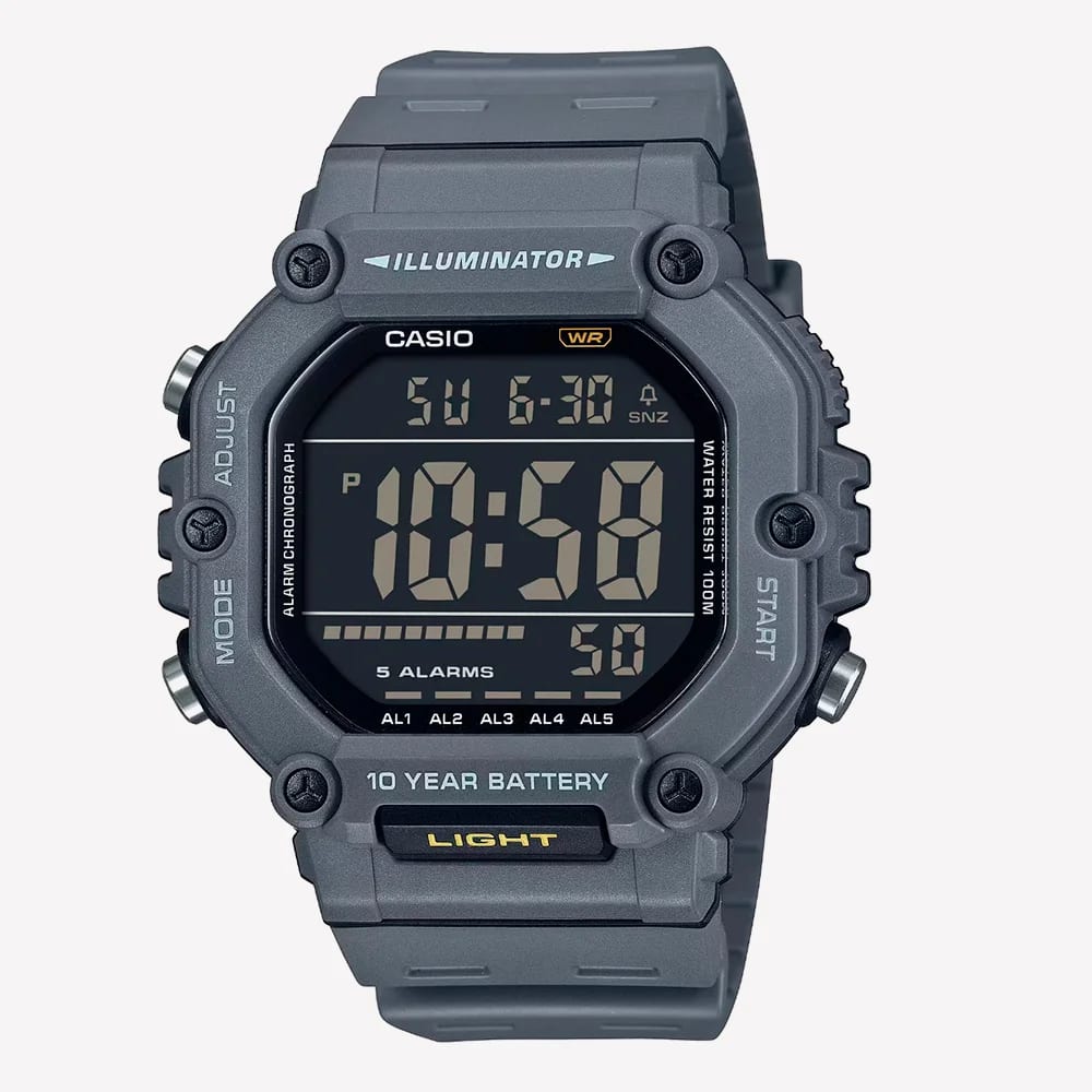 Reloj CASIO Regular AE-1600H-8B Resina Juvenil Gris1