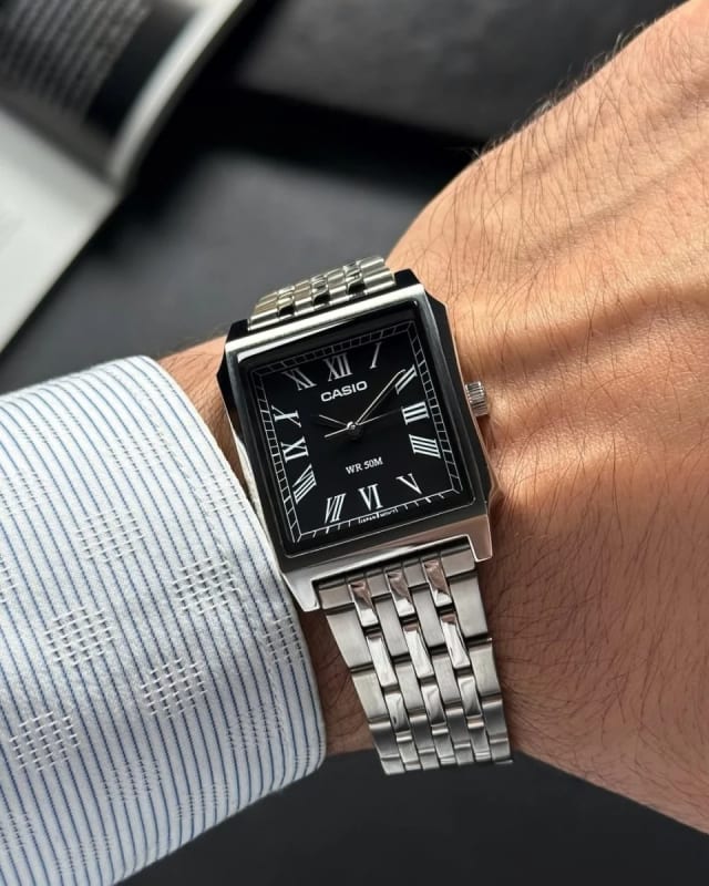 Reloj CASIO Regular MTP-B190D-1B Acero Hombre Plateado3