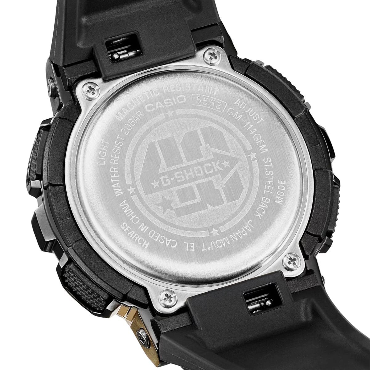 Reloj G-SHOCK GM-114GEM-1A9 Resina/Acero Hombre Negro5