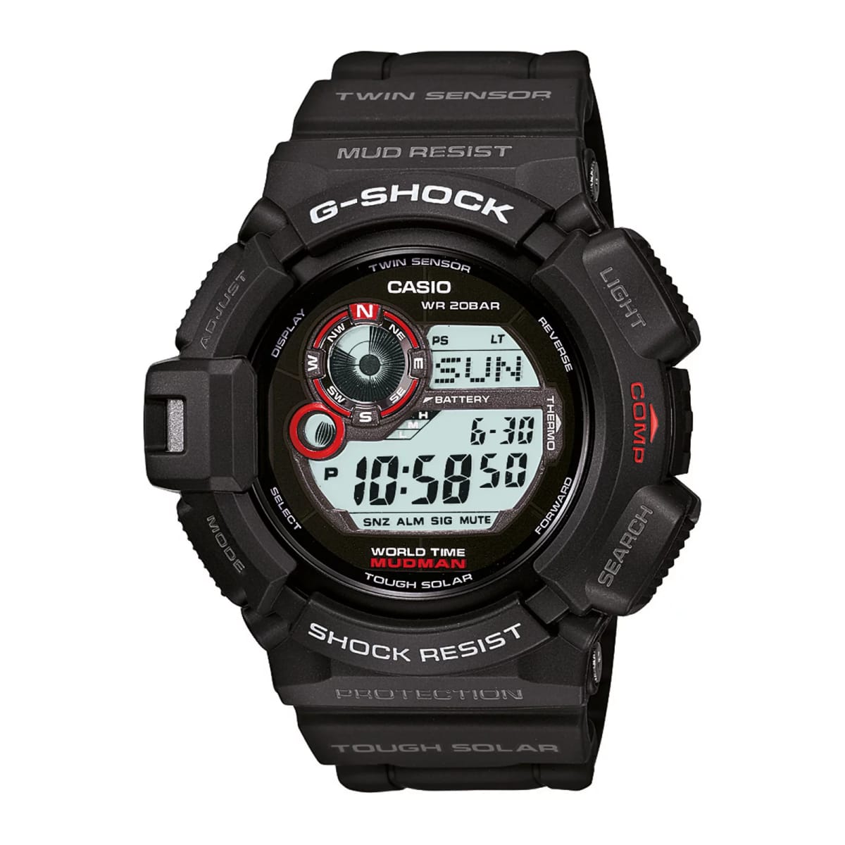 Reloj G-SHOCK G-9300-1D Resina/Aluminio Hombre Negro1