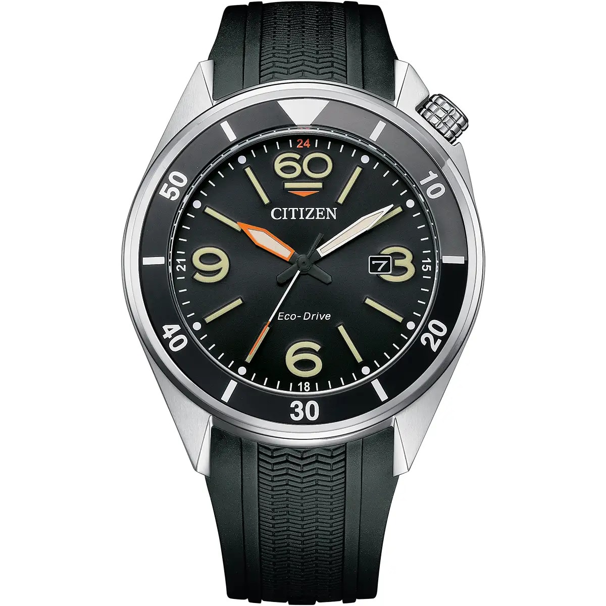 Reloj CITIZEN ECODRIVE AW1710-04E Resina/Acero Hombre Plateado/Negro1