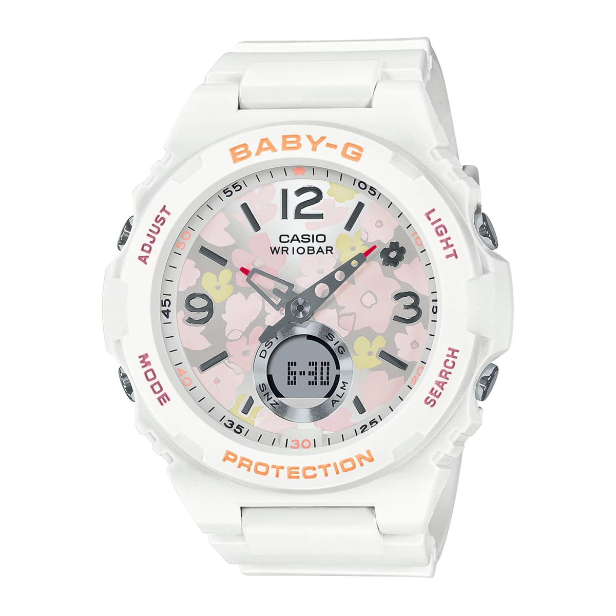 Reloj BABY-G BGA-260FL-7A Resina Mujer Blanco1