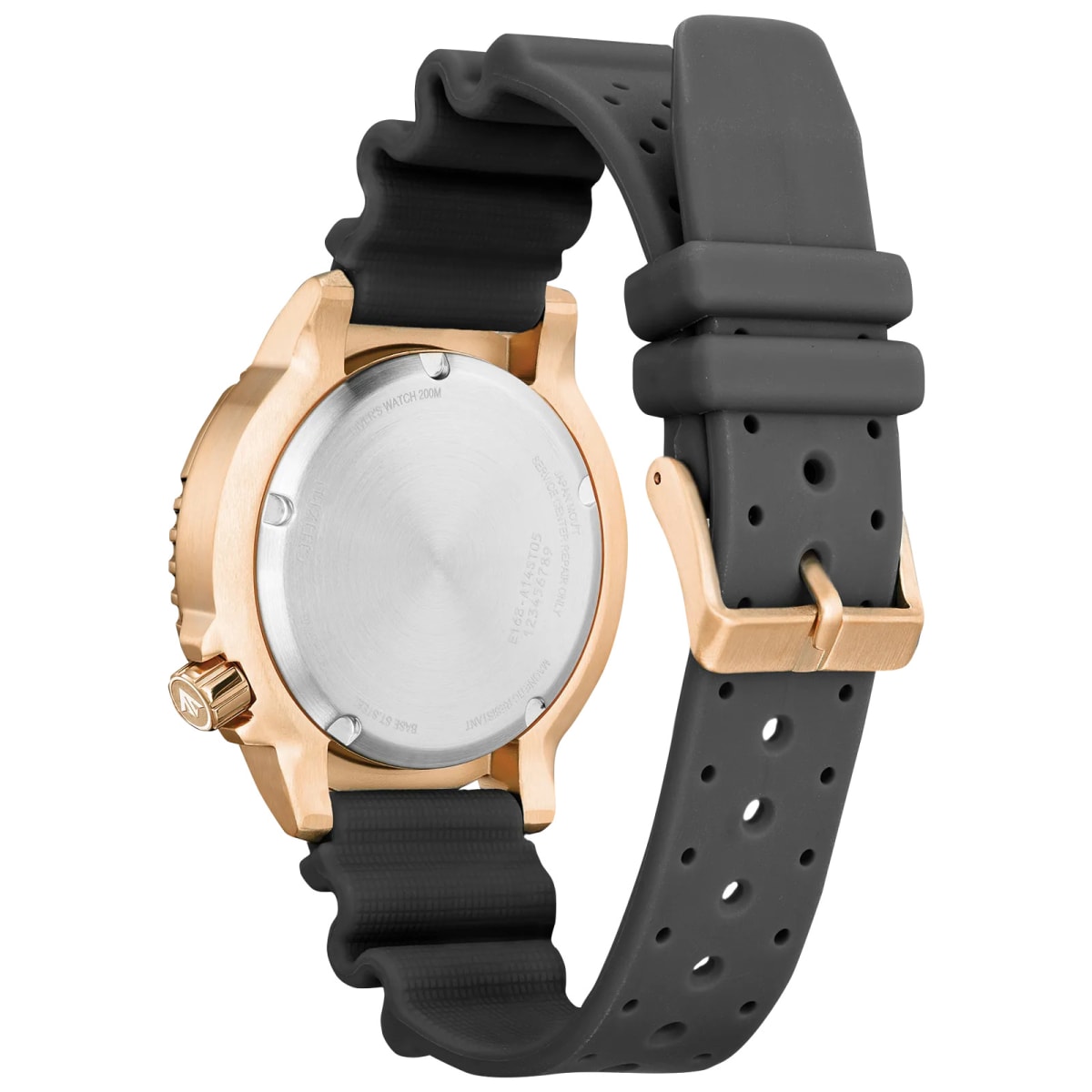 Reloj CITIZEN ECODRIVE BN0163-00H Resina/Acero Hombre Gris/Oro rosa3