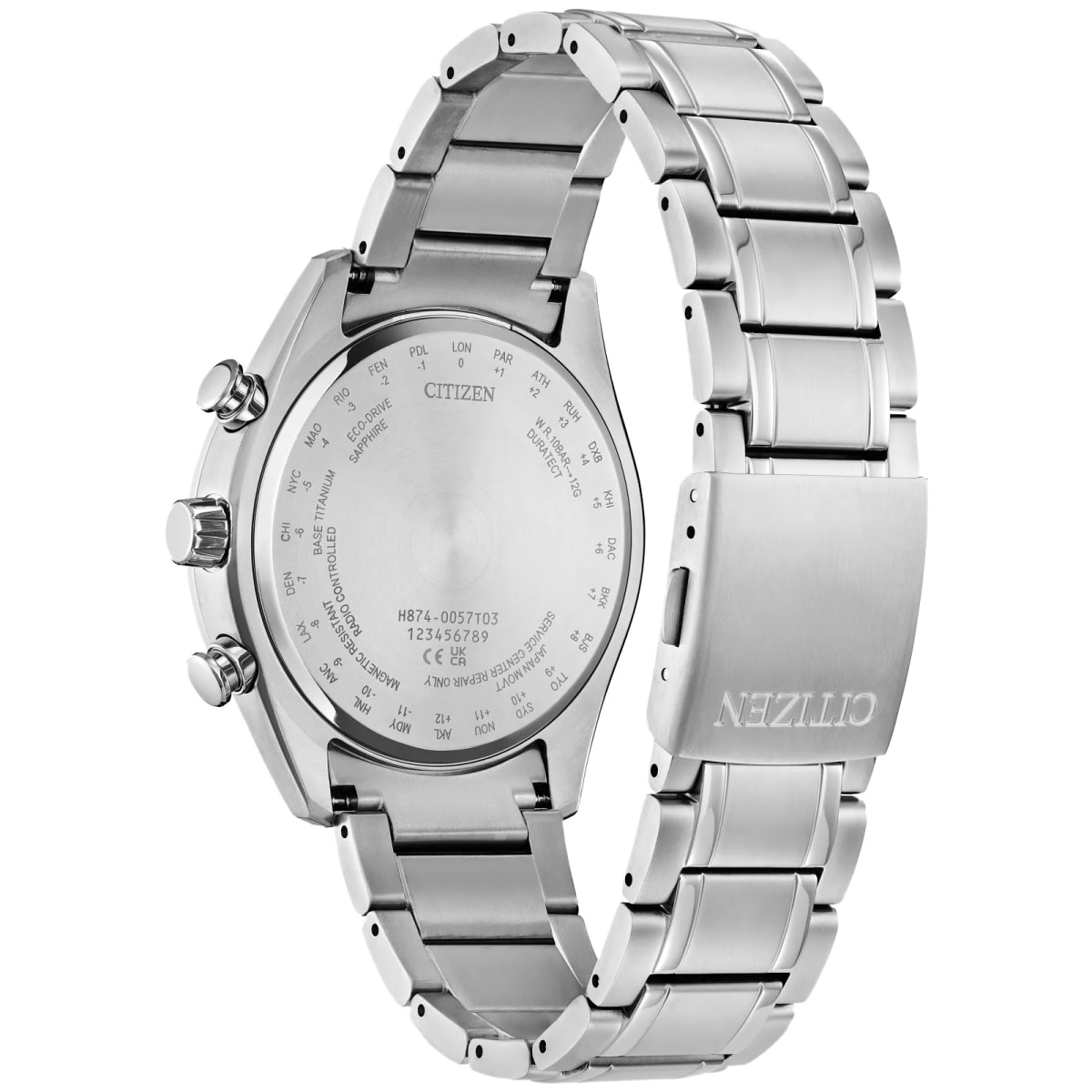 Reloj CITIZEN ECODRIVE BY1010-57H Tsuki-yomi A-T Hombre Plateado3
