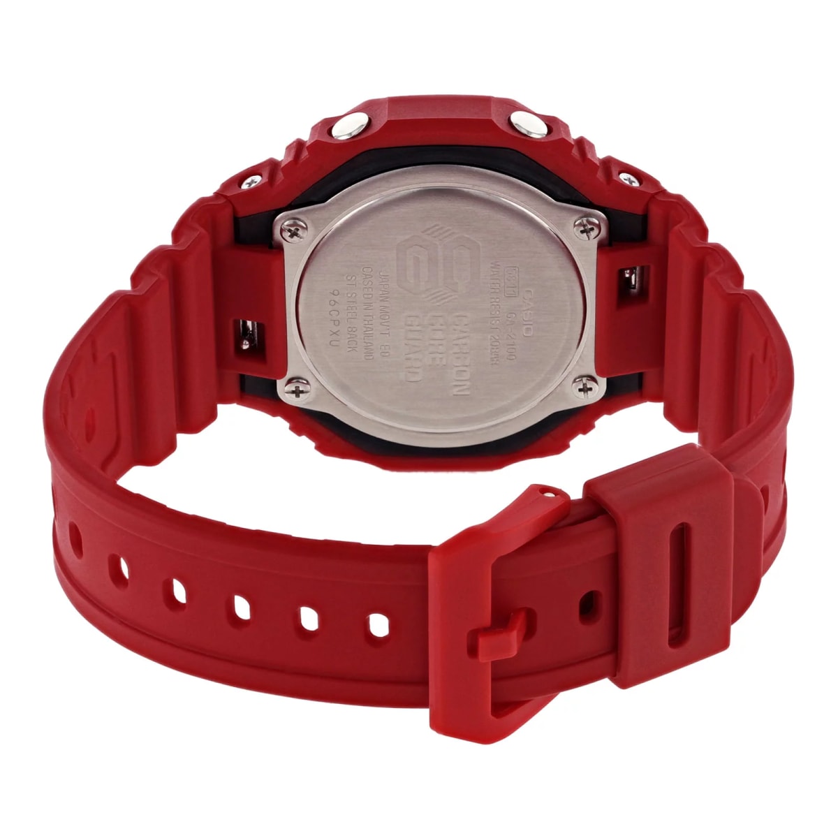 Reloj G-SHOCK GA-2100-4A Carbono/Resina Hombre Rojo3