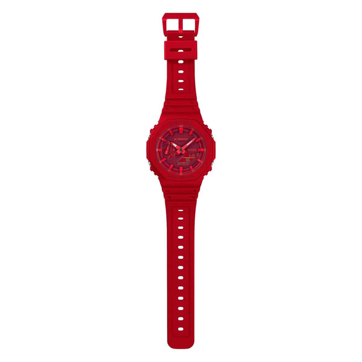 Reloj G-SHOCK GA-2100-4A Carbono/Resina Hombre Rojo4
