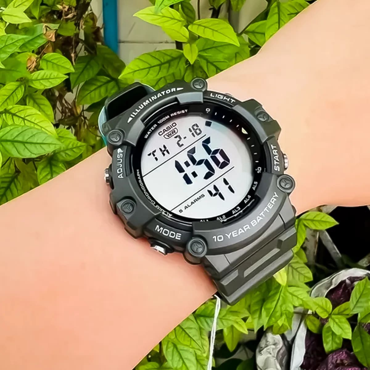 Reloj CASIO Regular AE-1500WHX-3AV Resina Juvenil Verde4