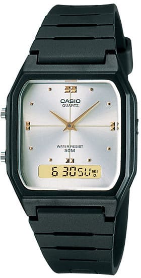 Reloj CASIO Regular AW-48HE-1A Resina Hombre Negro1