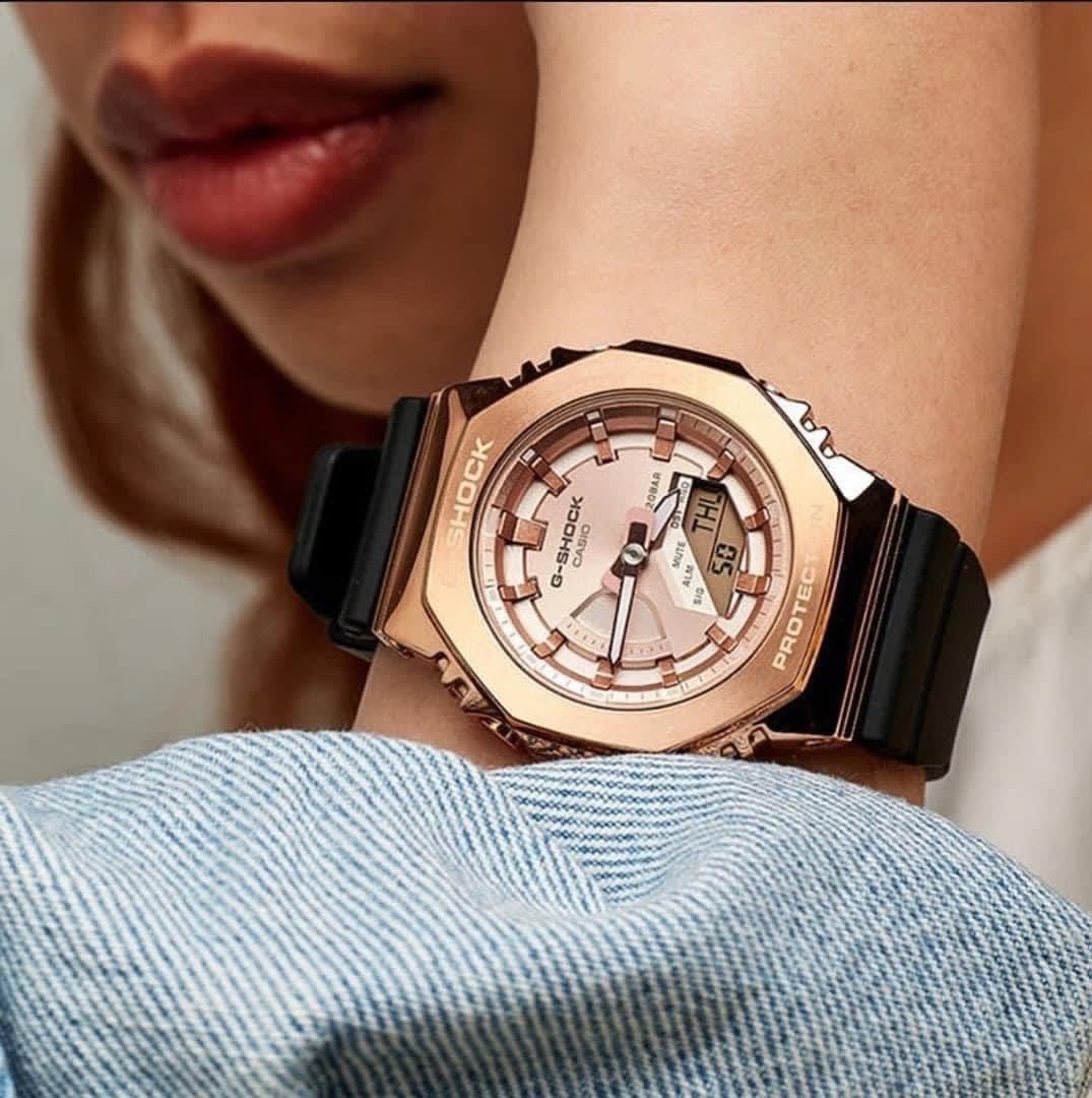 Reloj G-SHOCK GM-S2100PG-1A4 Resina/Acero Mujer Oro Rosa3