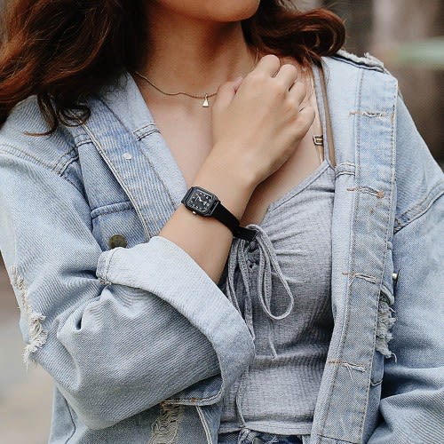 Reloj CASIO Regular LQ-142-1B Resina Juvenil Negro5