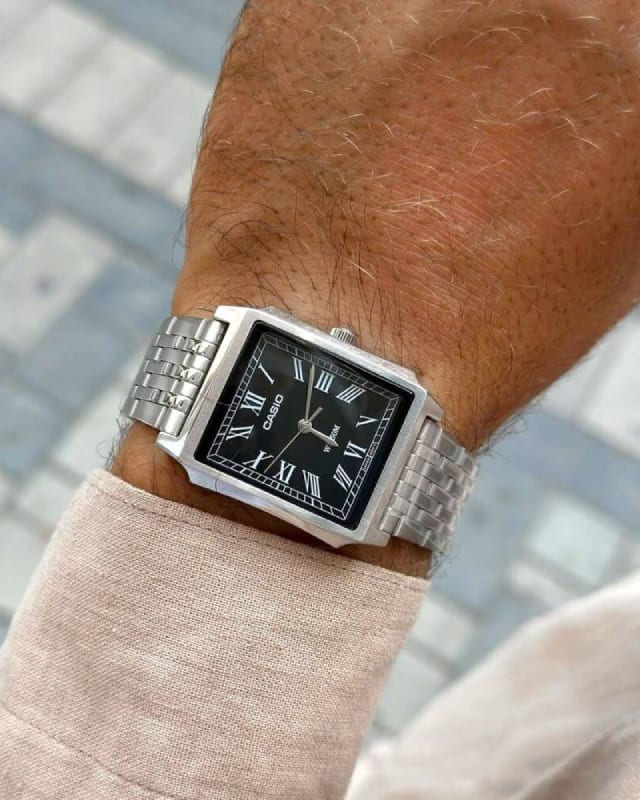 Reloj CASIO Regular MTP-B190D-1B Acero Hombre Plateado4