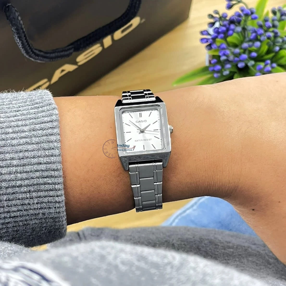 Reloj CASIO Regular LTP-V007D-7E Acero Mujer Plateado2