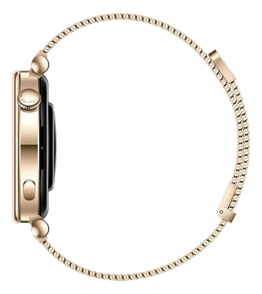 Smartwatch Huawei Watch GT 4 Con Correa Milanés Dorada4
