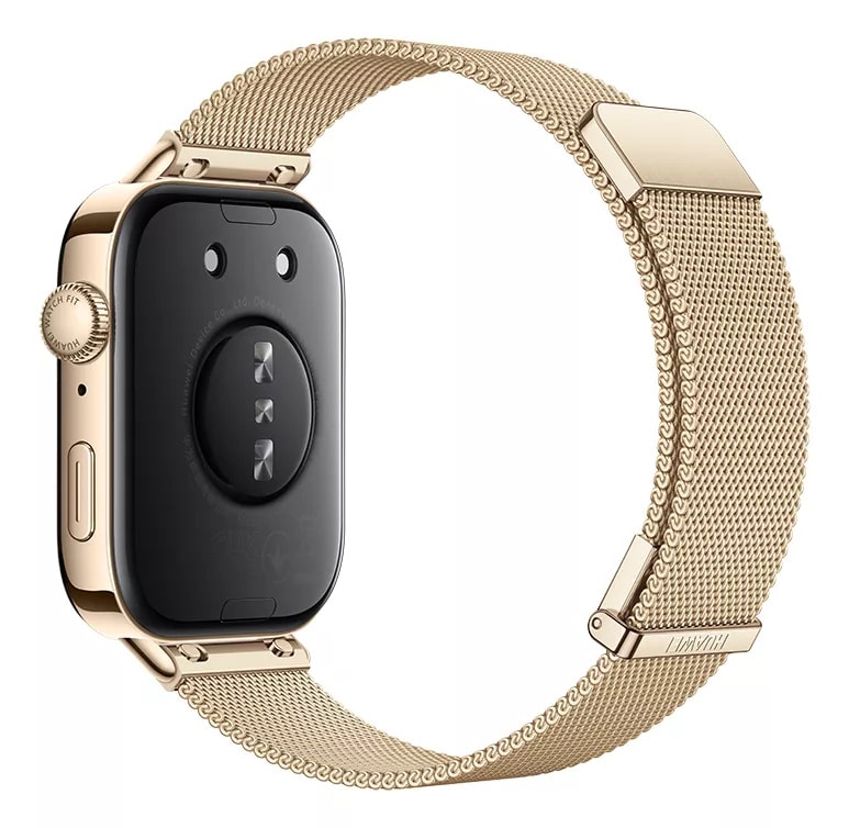 Smartwatch Huawei Watch FIT 3 Con Correa Milanés Dorada4