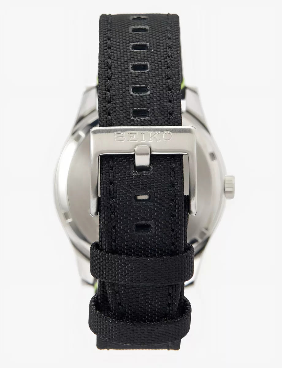 Reloj SEIKO SUR517P1 Cuarzo Nylon Hombre Negro3