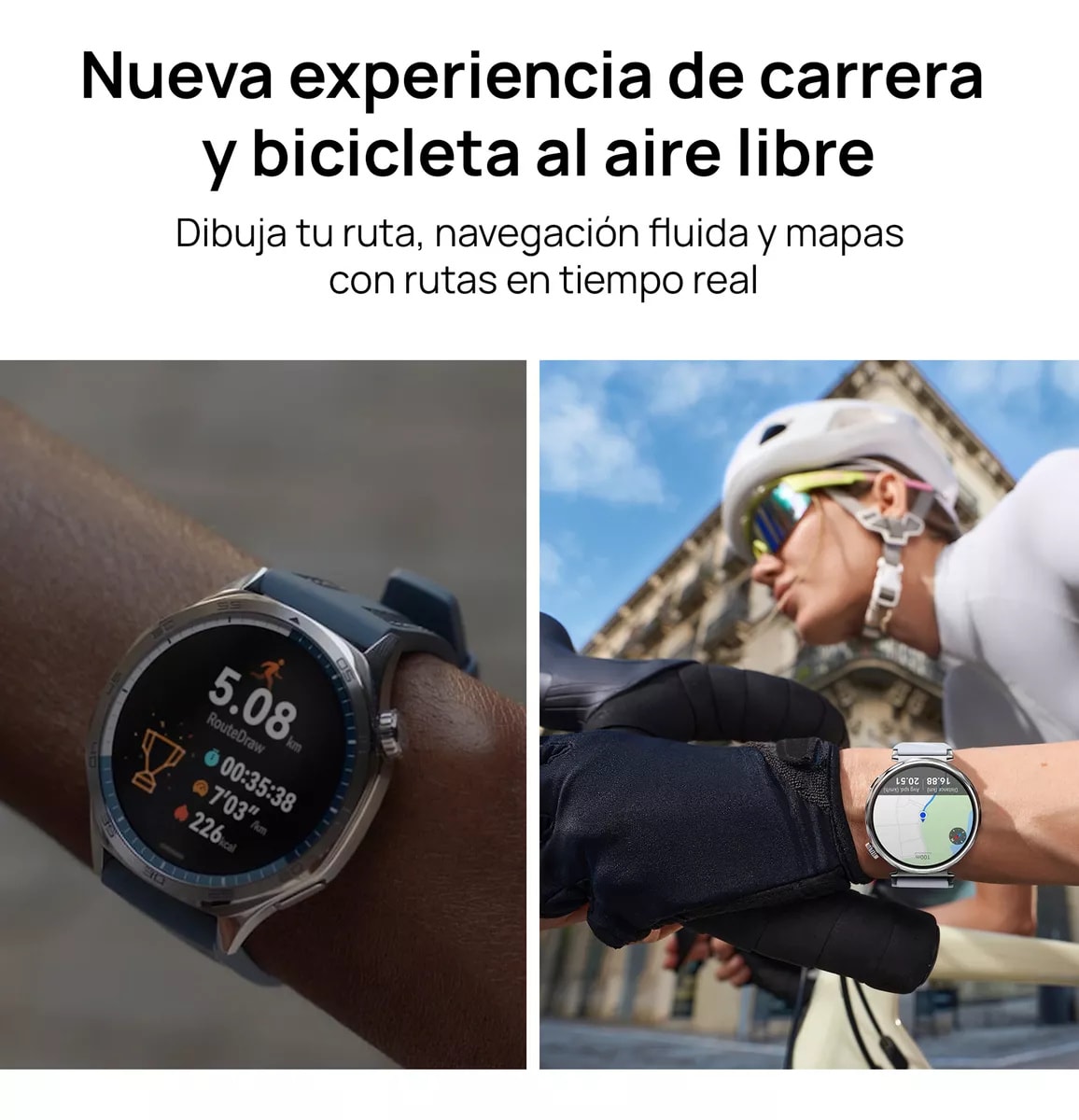 Smartwatch Huawei GT 5 41mm Correa Silicona negra4