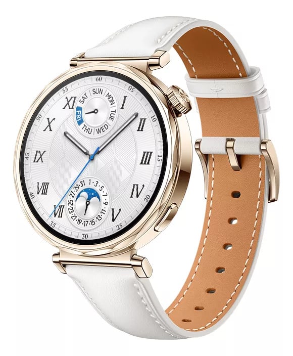 Smartwatch Huawei Gt 5 41mm Correa Cuero Blanco1