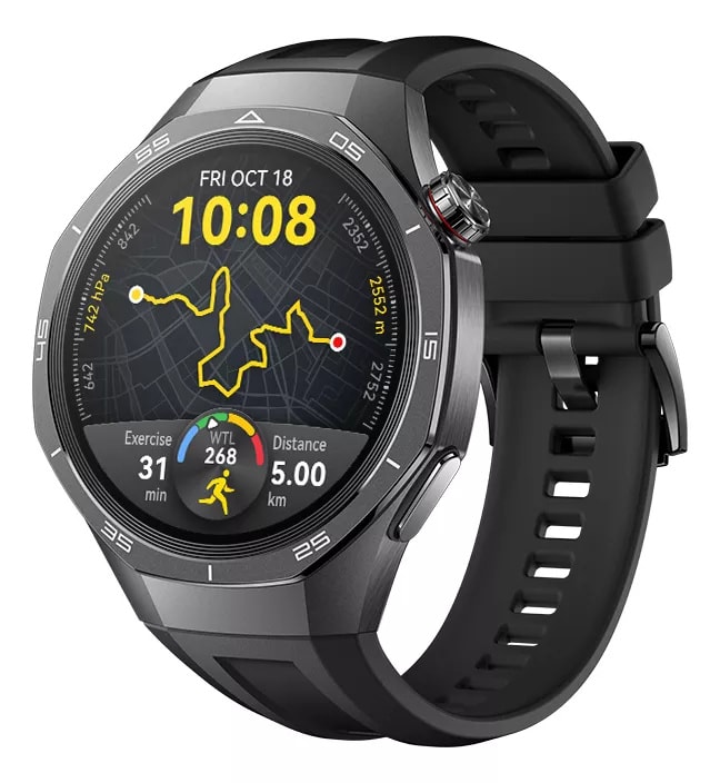 Smartwatch Huawei Watch GT 5 Pro 46mm Correa Silicona Negra1