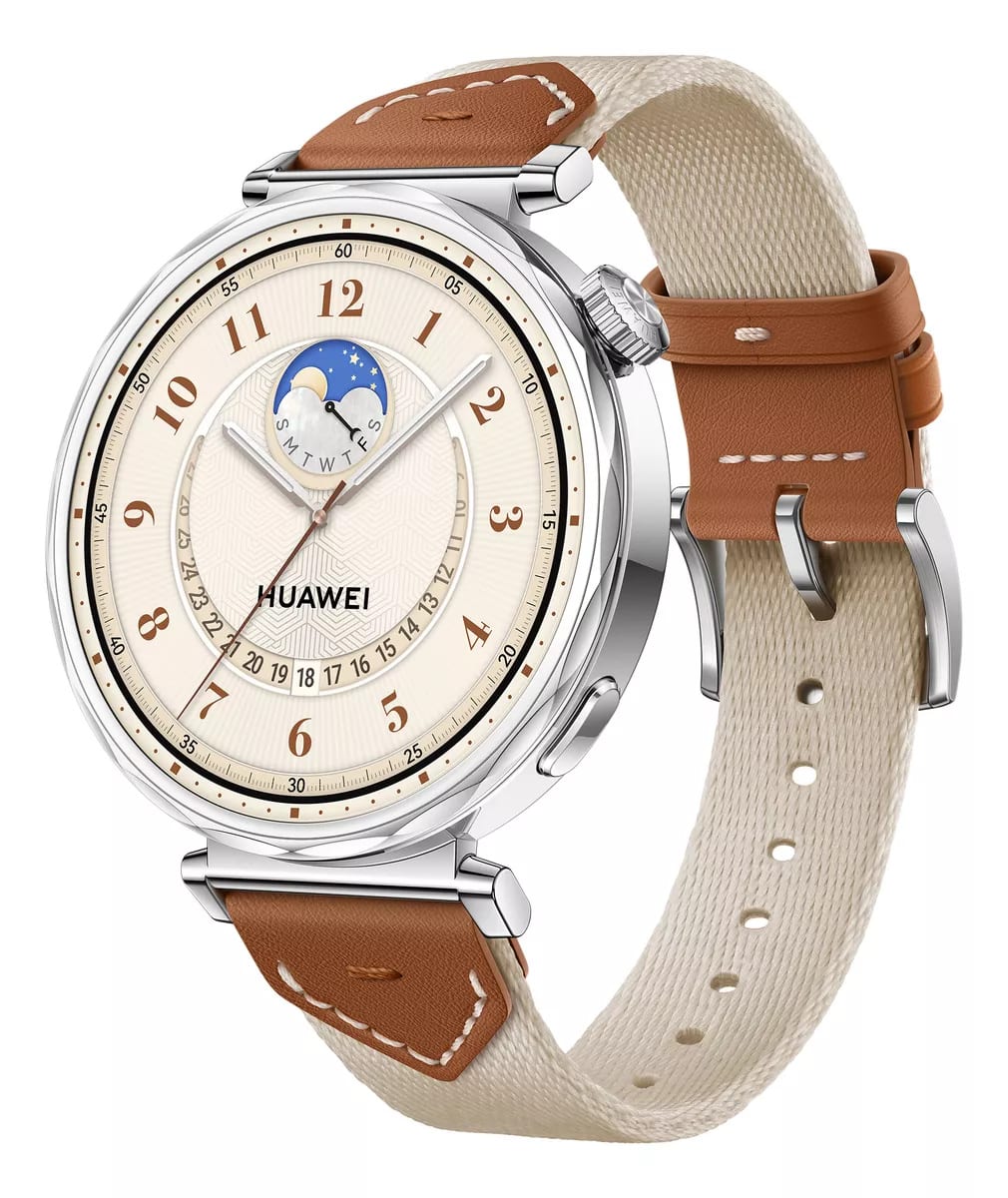 Smartwatch Huawei GT 5 41mm Correa Tejida Cafe1