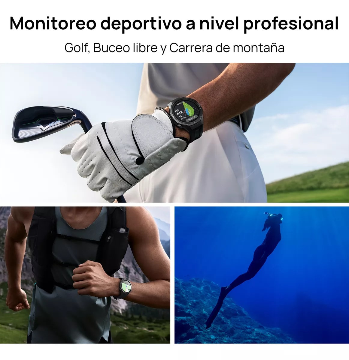 Smartwatch Huawei Watch GT 5 Pro 46mm Correa Silicona Negra8