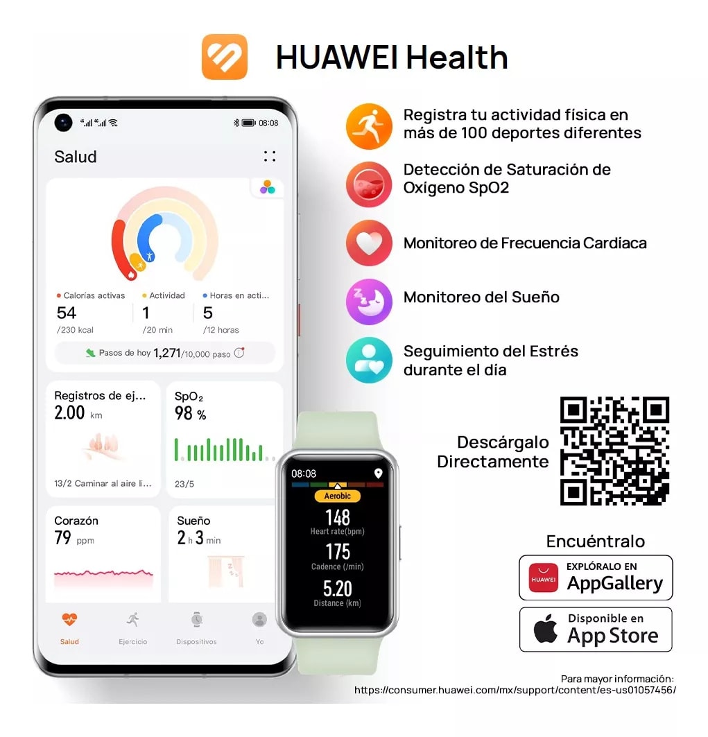Smartwatch Huawei Fit SE Negro Estelar6
