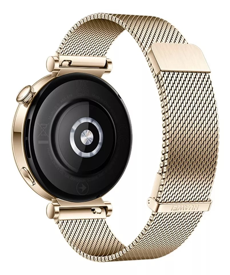 Smartwatch Huawei Watch GT 4 Con Correa Milanés Dorada3