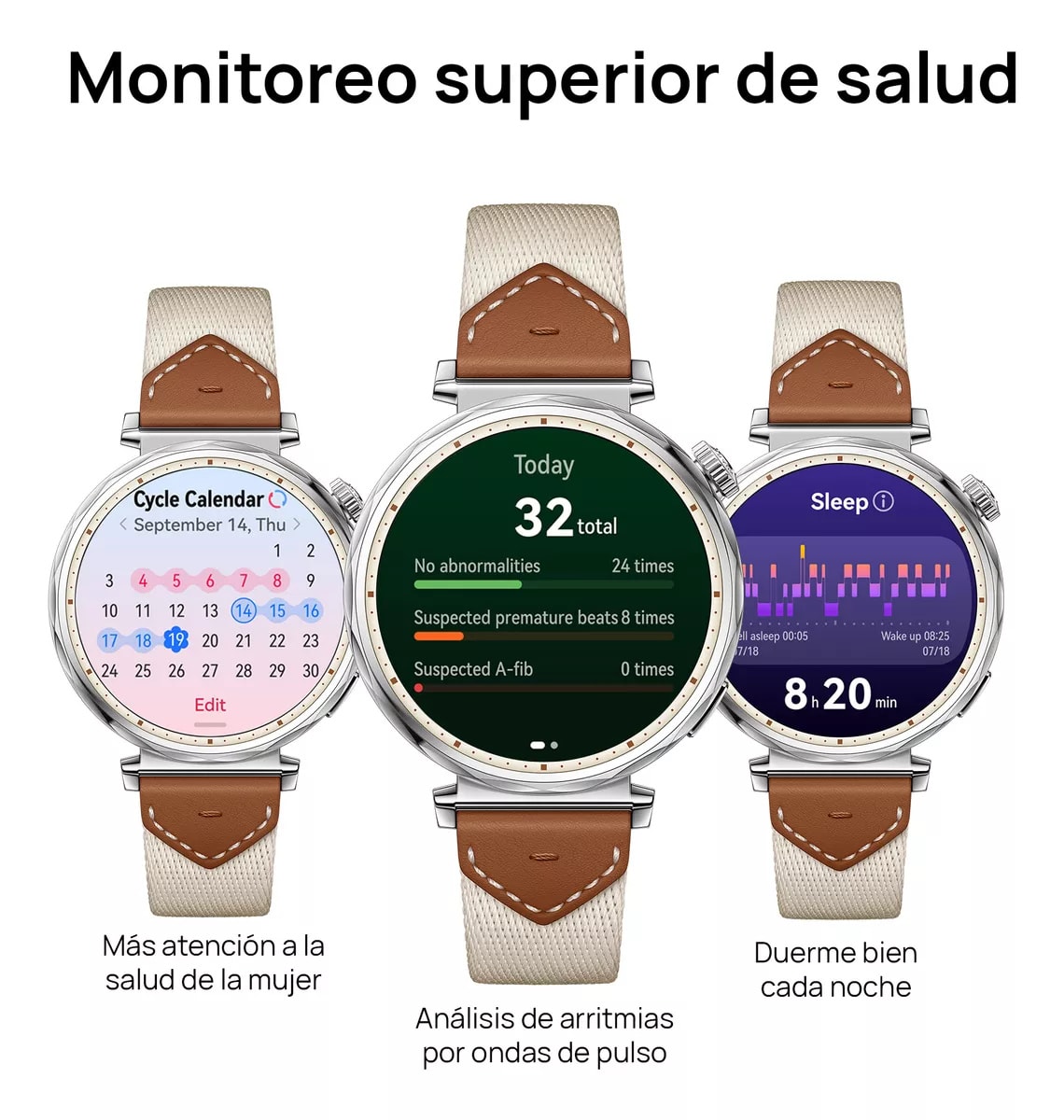 Smartwatch Huawei GT 5 41mm Correa Tejida Cafe8