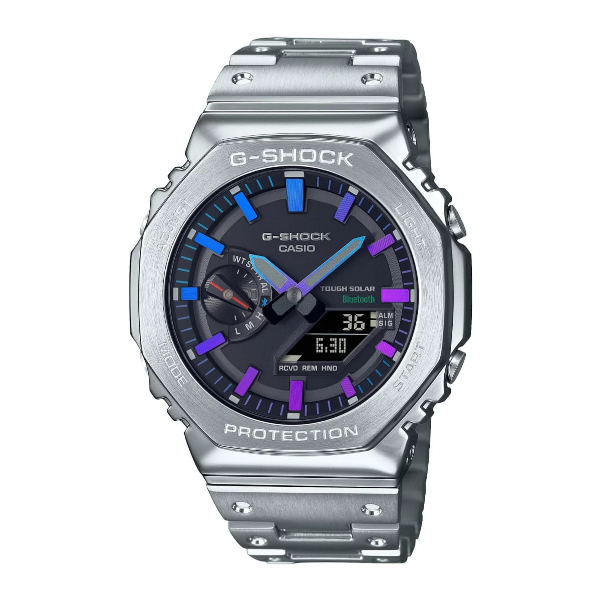 Reloj G-SHOCK GM-B2100PC-1A Acero Hombre Plateado1