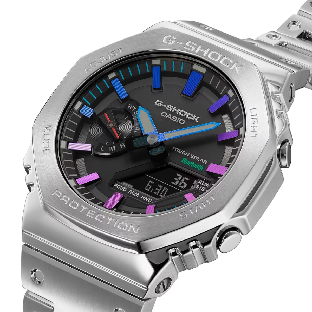 Reloj G-SHOCK GM-B2100PC-1A Acero Hombre Plateado6