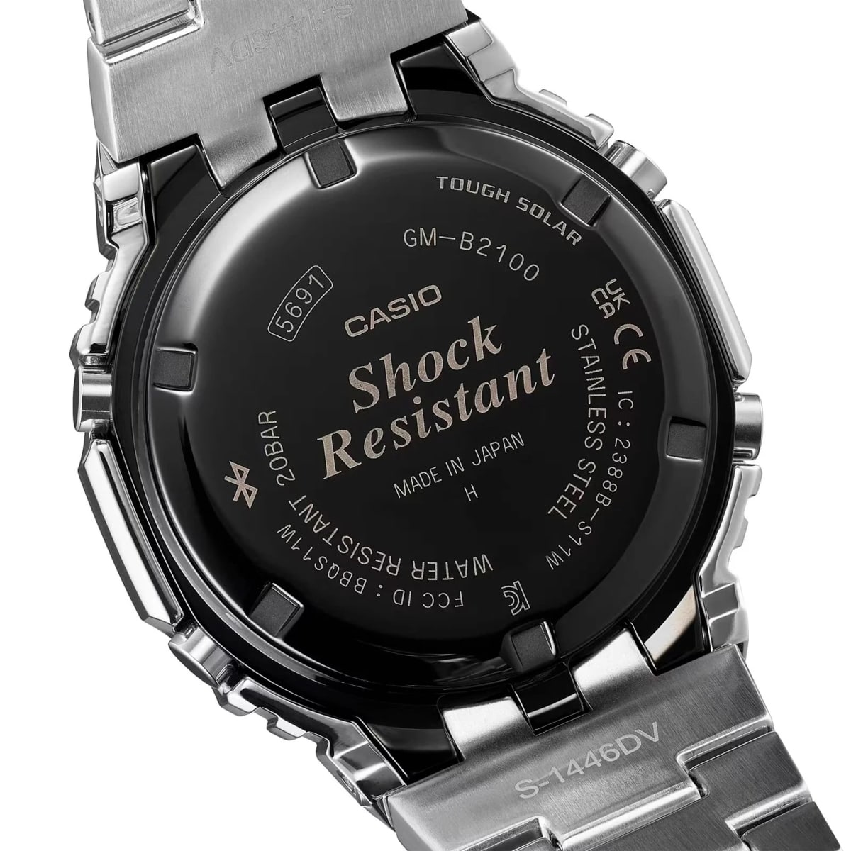 Reloj G-SHOCK GM-B2100PC-1A Acero Hombre Plateado5