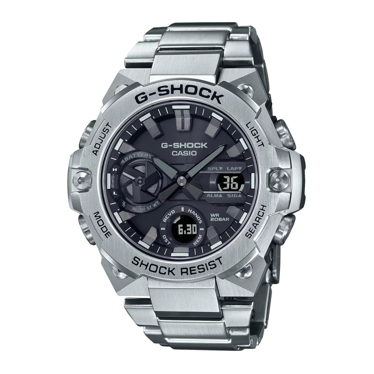 Reloj G-SHOCK GST-B400D-1A Resina/Acero Hombre Plateado1