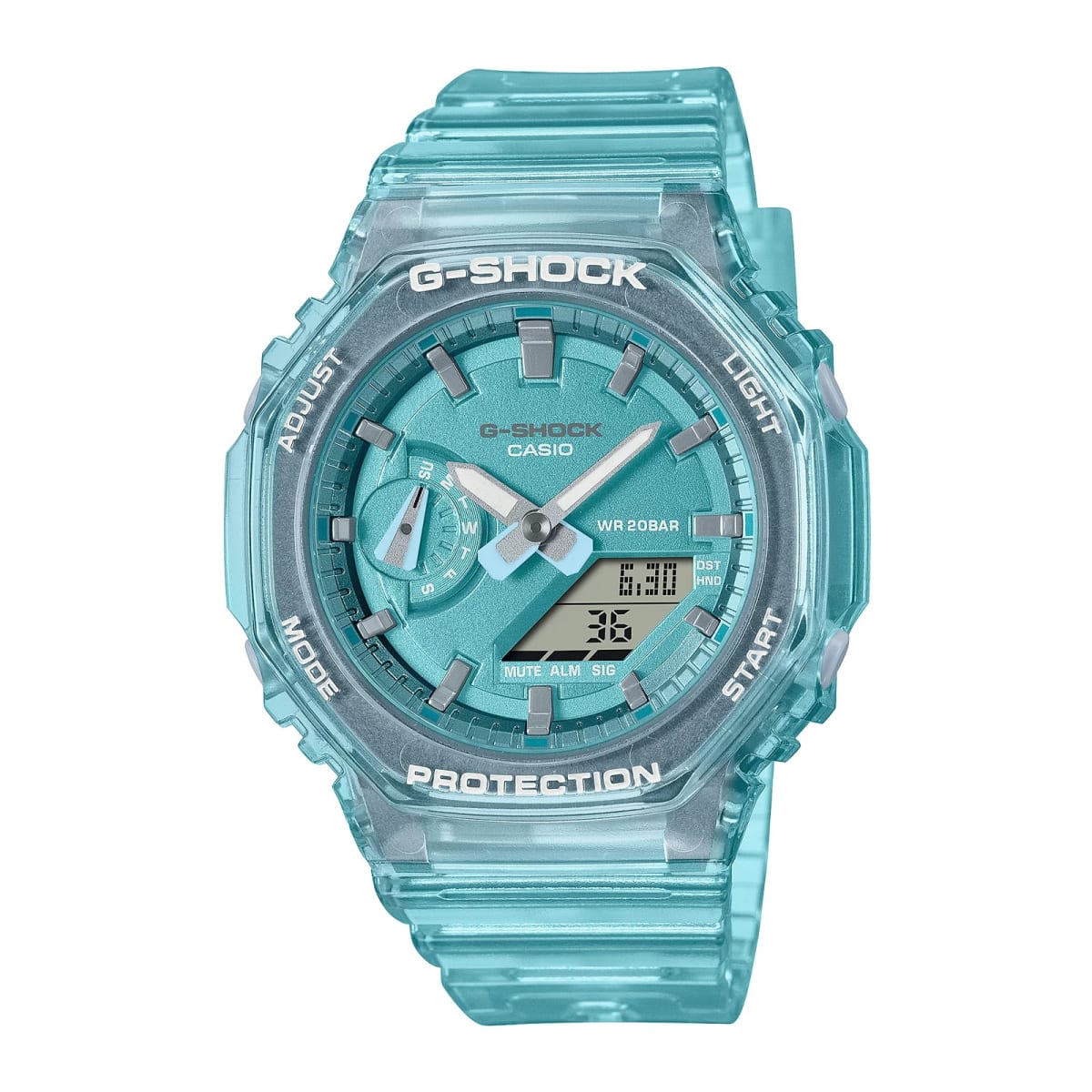 Reloj G-SHOCK GMA-S2100SK-2A Resina Mujer Celeste3