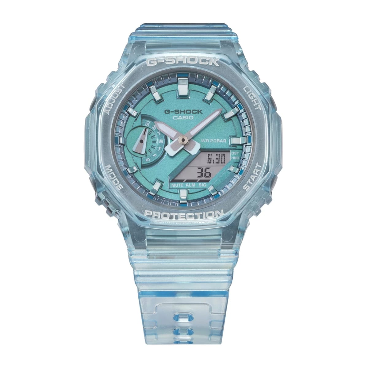 Reloj G-SHOCK GMA-S2100SK-2A Resina Mujer Celeste2