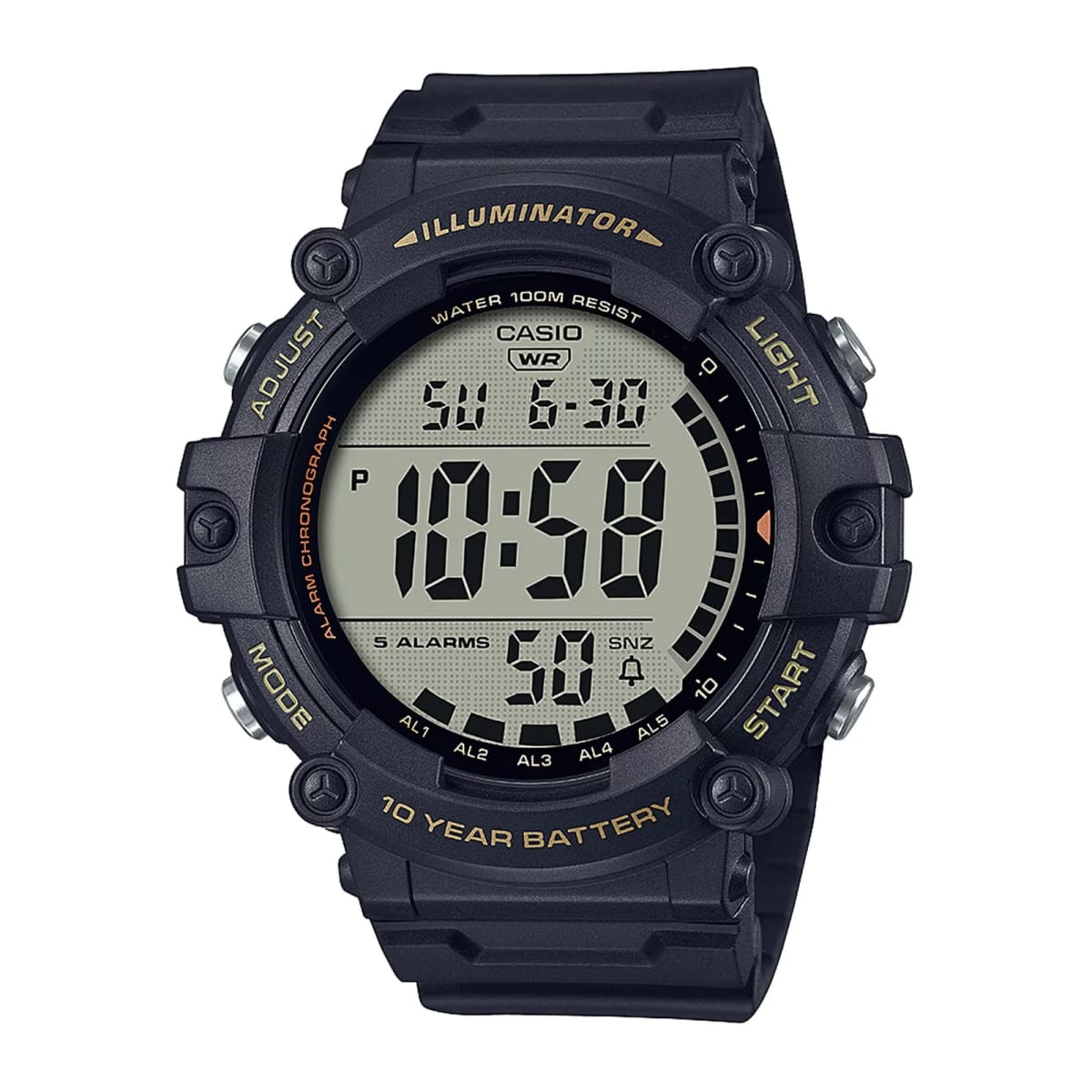 Reloj CASIO Regular AE-1500WHX-1A Resina Juvenil Negro1