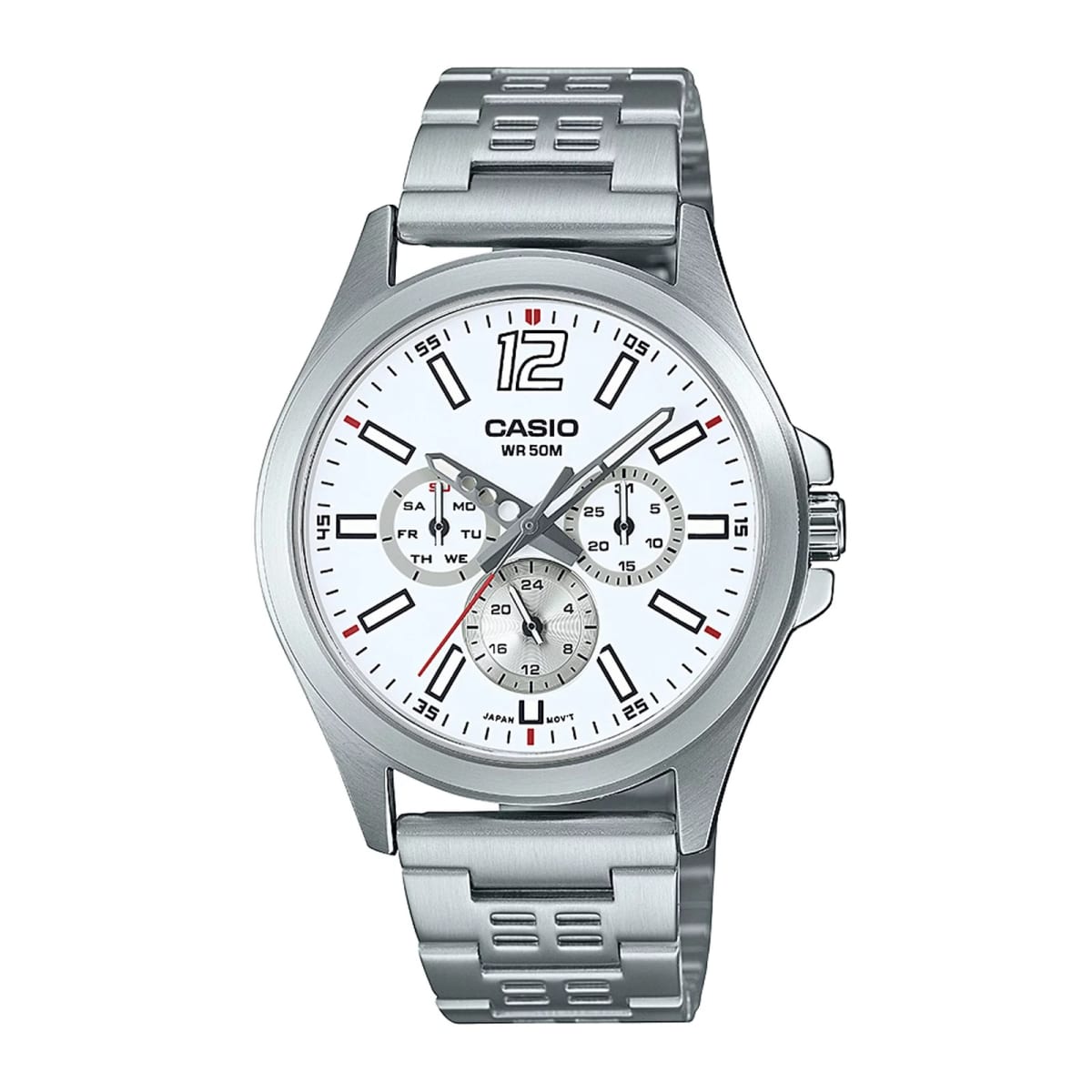 Reloj CASIO Regular MTP-E350D-7B Acero Hombre Plateado1