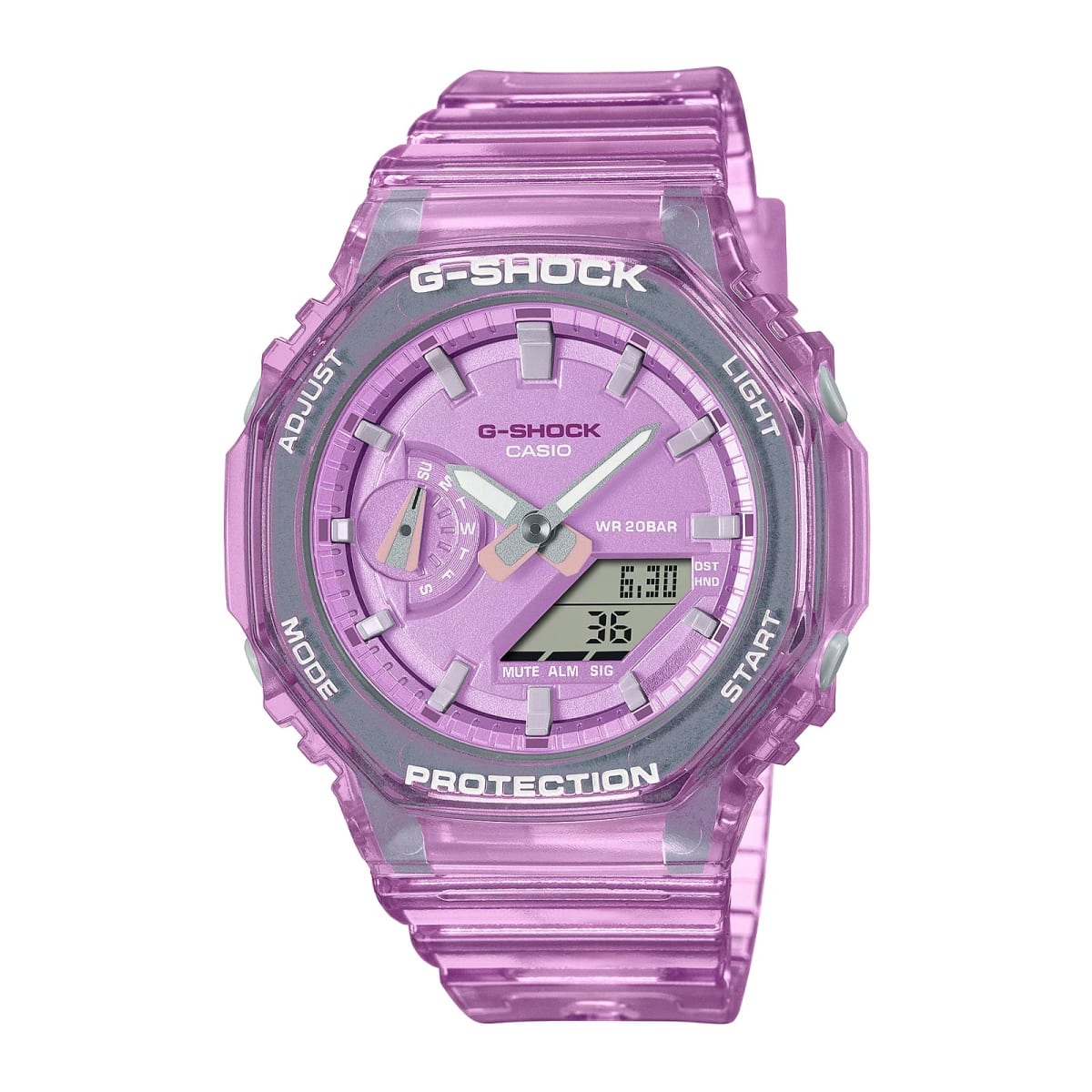 Reloj G-SHOCK GMA-S2100SK-4A Resina Mujer Rosado3